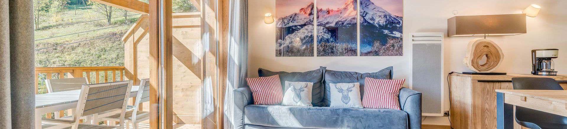 Holiday in mountain resort 3 room apartment 6 people (A12P) - Résidence les Balcons Etoilés - Champagny-en-Vanoise