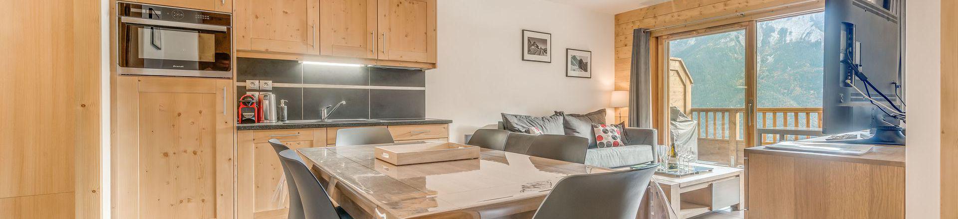 Vacaciones en montaña Apartamento 3 piezas para 6 personas (B09P) - Résidence les Balcons Etoilés - Champagny-en-Vanoise - Estancia