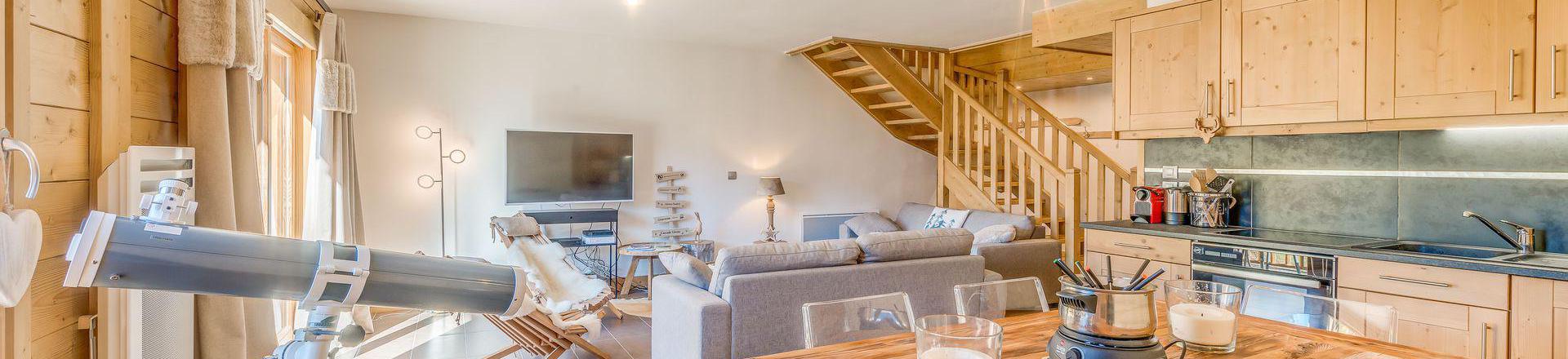 Vacaciones en montaña Apartamento dúplex 4 piezas 10 personas (B24P) - Résidence les Balcons Etoilés - Champagny-en-Vanoise - Alojamiento