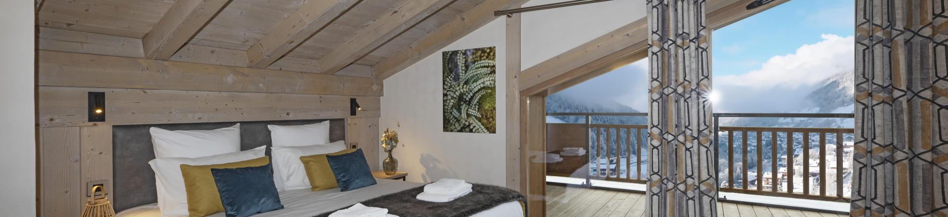Vakantie in de bergen Appartement duplex 4 kamers 8 personen - Résidence les Chalets de Joy - Le Grand Bornand - Zolderkamer