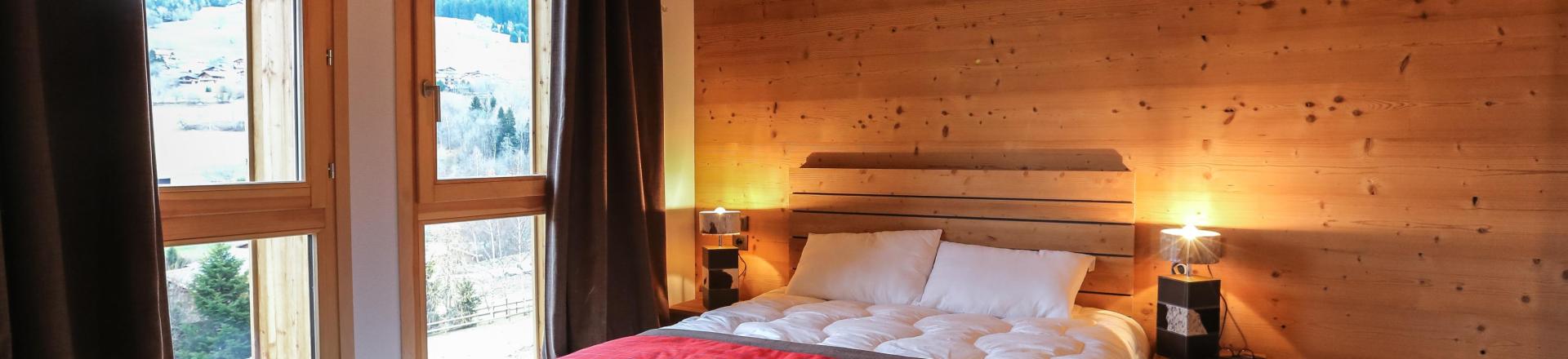 Holiday in mountain resort Résidence les Fermes du Mont Blanc - Combloux - Double bed