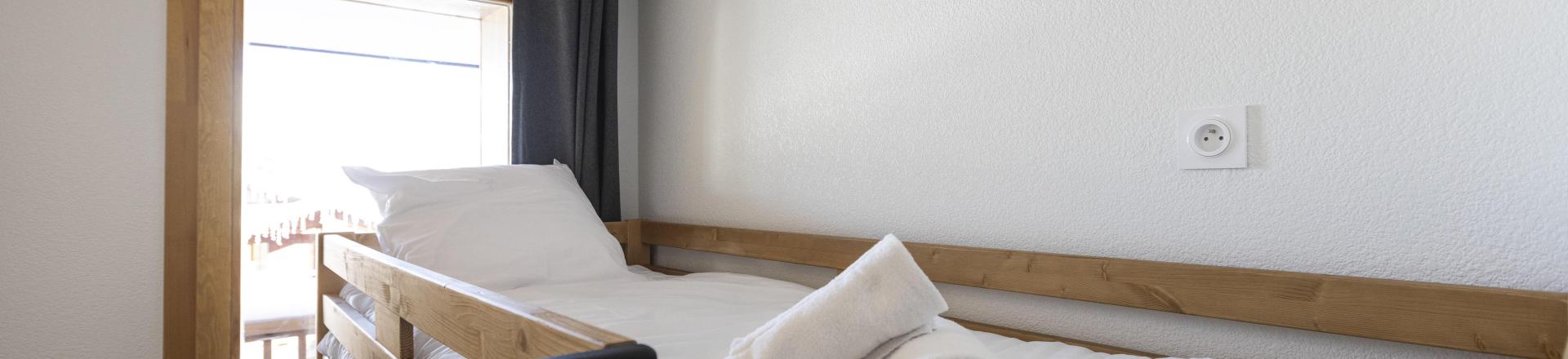 Vacances en montagne Appartement 2 pièces cabine 6 personnes - Résidence Neige et Soleil - Les 2 Alpes - Lits superposés