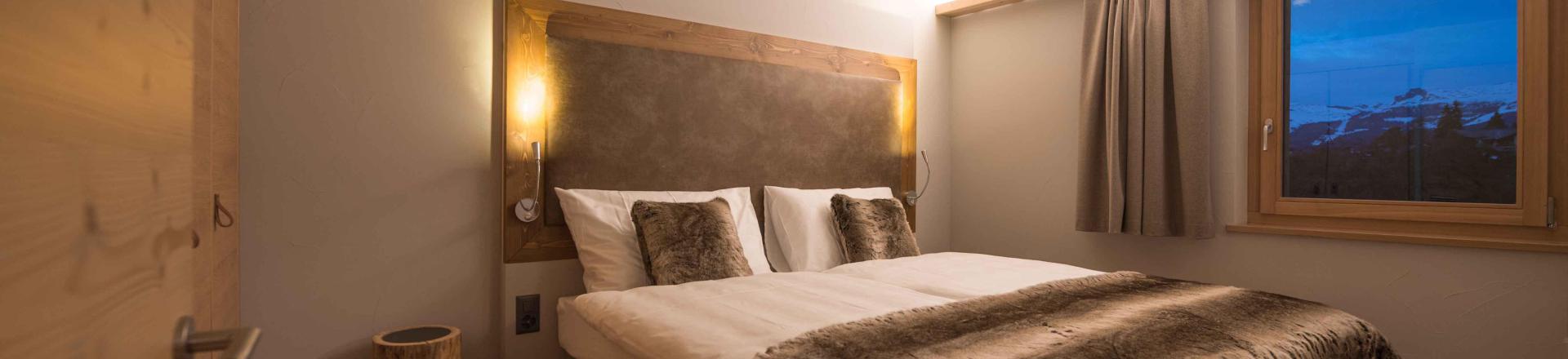 Каникулы в горах Résidence Swisspeak Resorts Vercorin - Vercorin - Двухспальная кровать