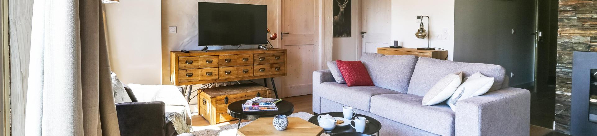 Vacances en montagne Résidence Terresens Le Hameau de Barthélémy - La Rosière - Séjour