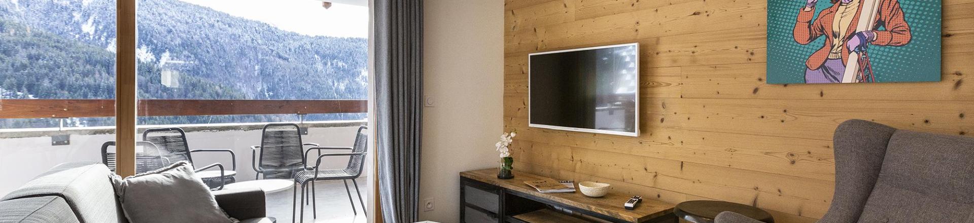 Wakacje w górach Apartament 3 pokojowy 6 osób (Premium) - Résidence Terresens Le Saphir - Vaujany - Zakwaterowanie