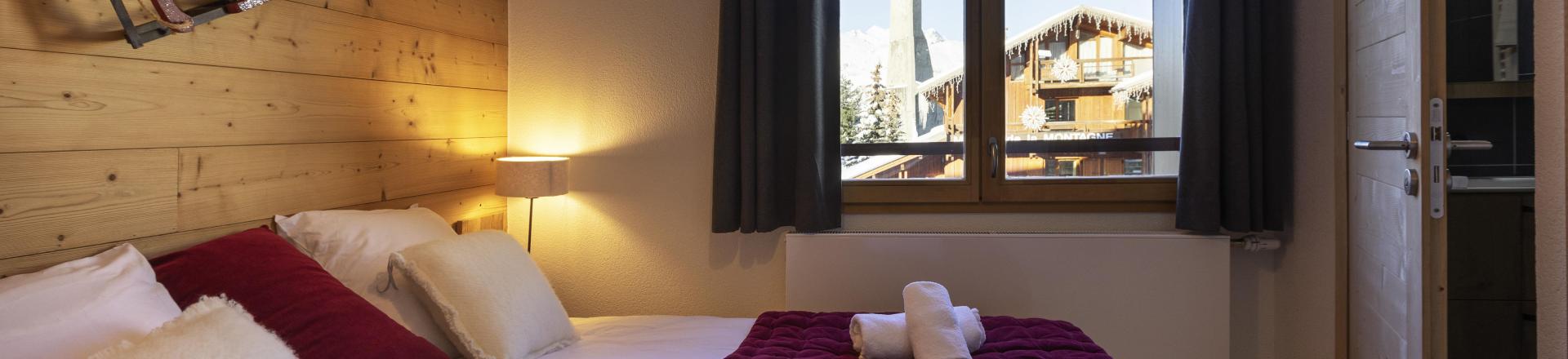 Urlaub in den Bergen Résidence Terresens Neige et Soleil - Les 2 Alpes - Schlafzimmer