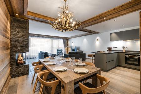 Каникулы в горах Апартаменты 4 комнат кабин 6-8 чел. (01) - Alaska Lodge - Val d'Isère - Салон