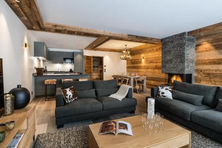 Holiday in mountain resort 4 room apartment cabin 6-8 people (01) - Alaska Lodge - Val d'Isère - Living room