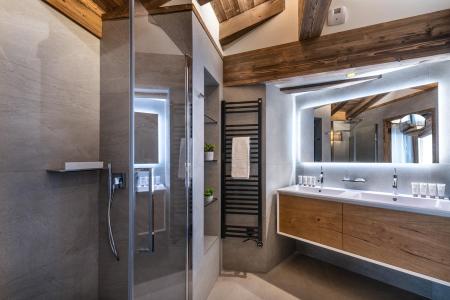 Vacaciones en montaña Apartamento 5 piezas cabina para 8-10 personas (06) - Alaska Lodge - Val d'Isère - Cuarto de ducha