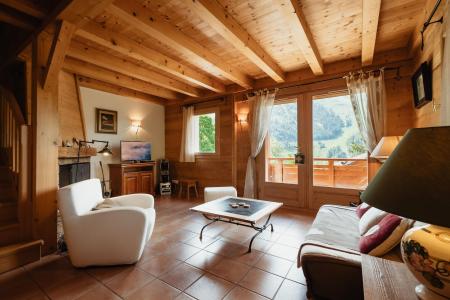 Holiday in mountain resort 4 room mezzanine semi-detached chalet 6 people (ALP1B2) - Alpins 1 - La Clusaz - Living room