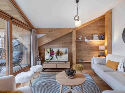 Vakantie in de bergen Appartement 3 kamers 6 personen (142) - Anémone - Courchevel - Woonkamer