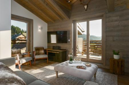 Holiday in mountain resort 4 room apartment 8-10 people (A301) - Annapurna - Les Gets - Living room