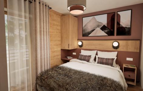 Holiday in mountain resort Appart'Hôtel L'Ecrin Blanc - La Rosière - Bedroom
