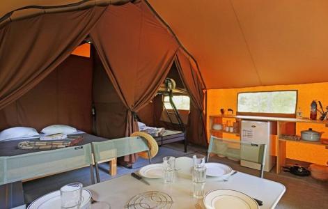 Holiday in mountain resort 3-room tent for 5 people (Canadienne) - Camping Bozel en Vanoise  - Bozel - Accommodation