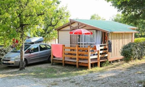Urlaub in den Bergen 3-Zimmer-Mobilheim für 5 Personen (35m²) - Camping Flower l’Epi Bleu - Banon - Draußen im Sommer