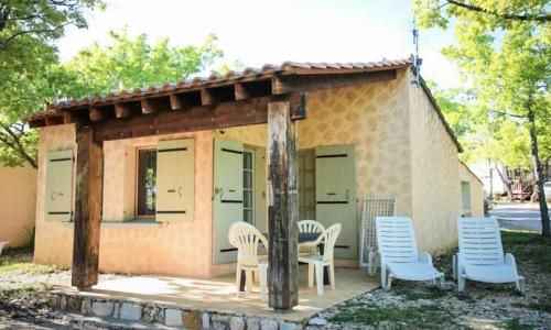Vacanze in montagna Casa mobile 3 stanze per 4 persone (50m²) - Camping Flower l’Epi Bleu - Banon - Esteriore estate