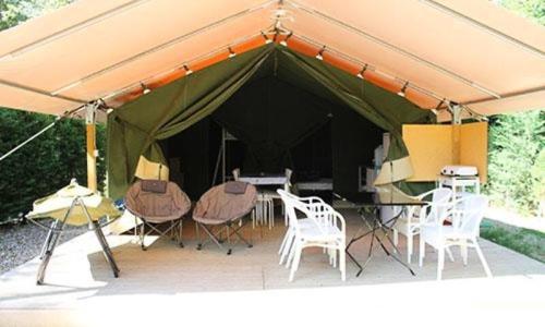 Holiday in mountain resort 3 room apartment 5 people (37m²) - Camping Flower l’Epi Bleu - Banon - Summer outside