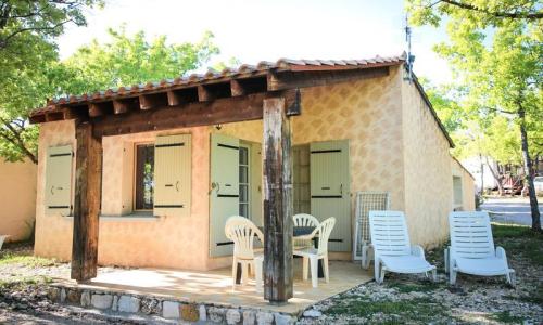 Holiday in mountain resort 3 room Mobil-Home 4 people (Confort 50m²) - Camping Flower l’Epi Bleu - Banon - Summer outside