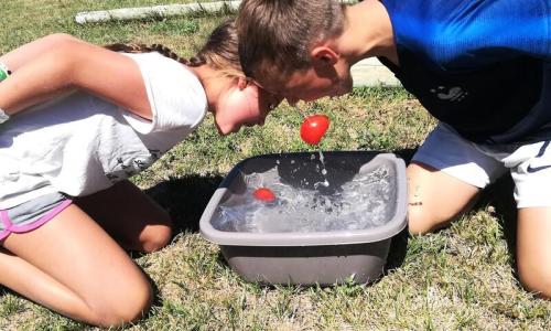 Wakacje w górach Camping Flower la Beaume - Esparron-de-Verdon - Na zewnątrz latem