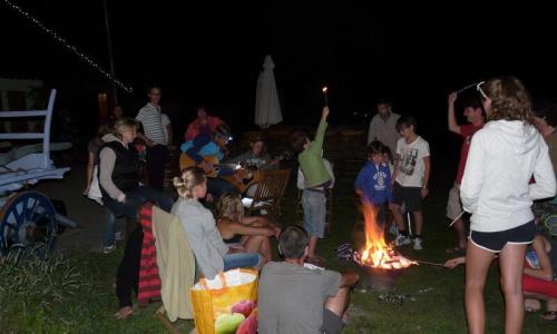 Wakacje w górach Camping Flower Ser Sirant - Saint-Théoffrey - Na zewnątrz latem