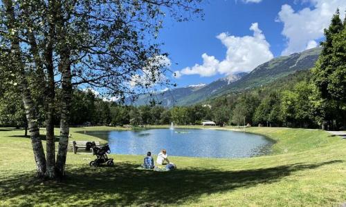 Wakacje w górach Camping l'Eden de la Vanoise - Landry - Na zewnątrz latem