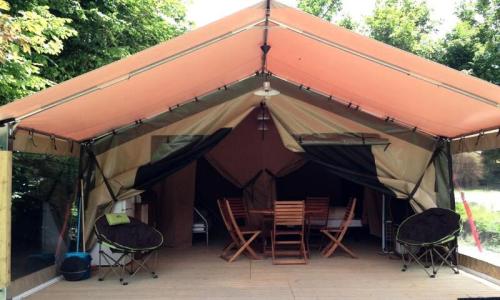 Urlaub in den Bergen 3-Zimmer-Mobilheim für 5 Personen (30m²) - Camping l'Eden de la Vanoise - Landry - Draußen im Sommer