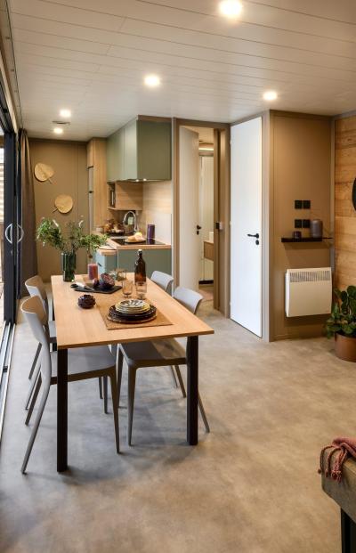 Holiday in mountain resort 3 room chalet 4 people - Camping La Buidonnière  - Aussois - Living room