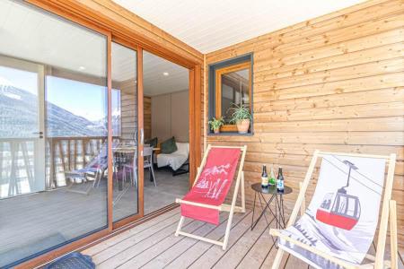 Holiday in mountain resort Camping La Buidonnière  - Aussois - Terrace