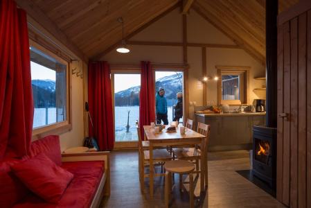 Urlaub in den Bergen 3 Zimmer Chalet für 5 Personen (Montana) - Camping La Clarée - Val-des-Prés - Wohnzimmer