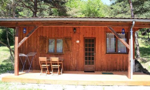 Wakacje w górach Domek górski 1 pokojowy 2 osób (25m²) - Camping Le Champ Long - La Salle-en-Beaumont - Na zewnątrz latem