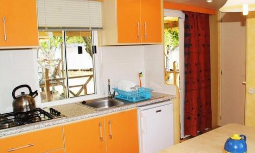 Holiday in mountain resort 3 room Mobil-Home 4 people (26m²) - Camping Le Colombier - Culoz - Summer outside
