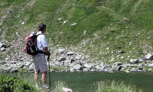 Vakantie in de bergen Camping Le Pas de l'Ours - Aston - Buiten zomer