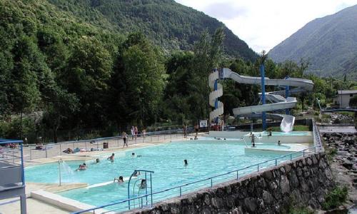 Vacances en montagne Camping Le Pas de l'Ours - Aston - Extérieur été