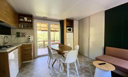 Vacanze in montagna Casa mobile 4 stanze per 6 persone (35m²) - Camping Les Fontaines - Lathuile - Esteriore estate