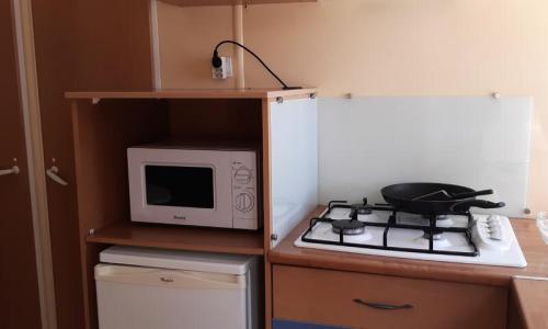 Holiday in mountain resort 3 room Mobil-Home 4 people (24m²) - Camping Les Jardins d'Estavar - Estavar - Summer outside