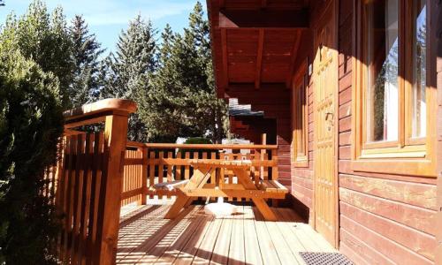 Каникулы в горах Дом на колёсах  2 комнат 2 чел. (24m²) - Camping Les Jardins d'Estavar - Estavar - летом под открытым небом