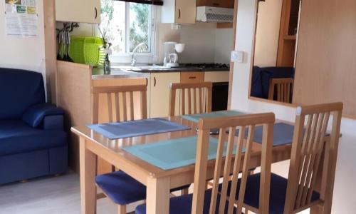 Wakacje w górach Mobil-home 3 pokojowy dla 4 osób (32m²) - Camping Les Jardins d'Estavar - Estavar - Na zewnątrz latem