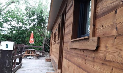 Vacances en montagne Mobil-Home 4 pièces 6 personnes (45m²) - Camping Les Jardins d'Estavar - Estavar - Extérieur été