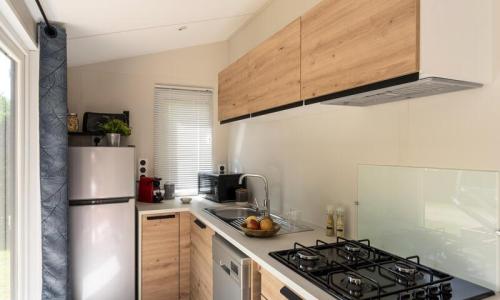 Vacances en montagne Mobil-Home 3 pièces 4 personnes (27m²) - Camping Romanée La Ferme de la Serraz - Doussard - Extérieur été