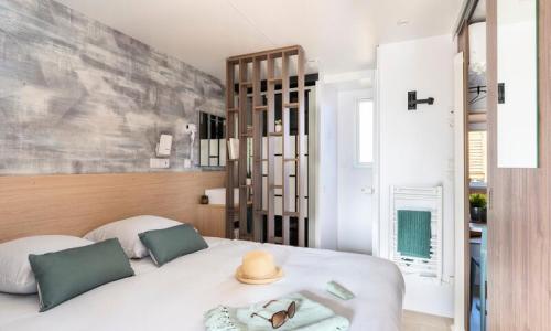 Vacances en montagne Mobil-Home 3 pièces 4 personnes (63m²) - Camping Romanée La Ferme de la Serraz - Doussard - Chambre