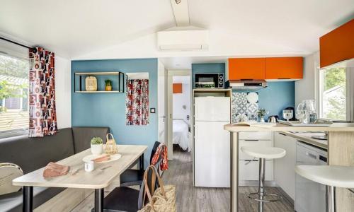 Vakantie in de bergen Mobile-Home 3 kamers 4 personen (26m²) - Camping Sandaya la Nublière - Doussard - Buiten zomer