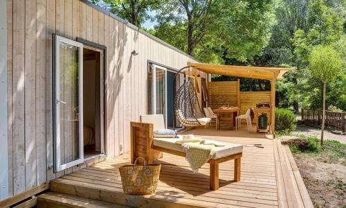 Urlaub in den Bergen 4-Zimmer-Mobilheim für 6 Personen (40m²) - Camping Sandaya le Domaine du Verdon - Castellane - Draußen im Sommer