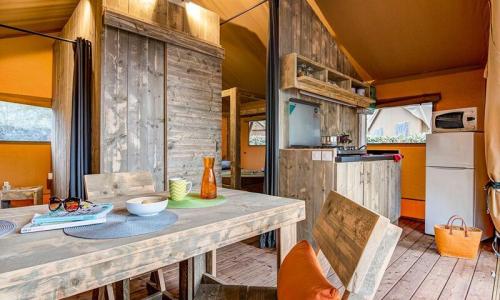 Vakantie in de bergen Mobile-Home 3 kamers 4 personen (27m²) - Camping Sandaya le Domaine du Verdon - Castellane - Buiten zomer