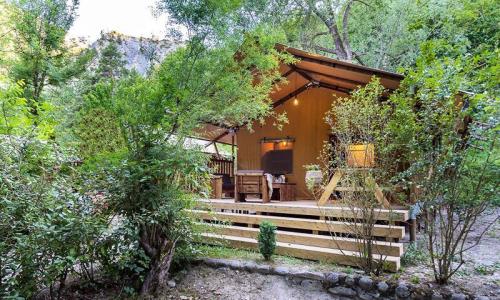 Holiday in mountain resort 3 room Mobil-Home 4 people (27m²) - Camping Sandaya le Domaine du Verdon - Castellane - Summer outside
