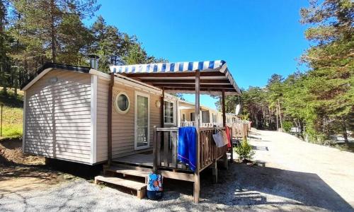 Vacances en montagne Mobil-Home 2 pièces 2 personnes (20m²) - Camping Tikayan La Pinatelle - Saint-Auban - Extérieur été