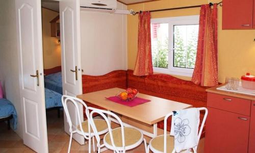 Vacances en montagne Mobil-Home 4 pièces 8 personnes (32m²) - Camping Tikayan La Pinatelle - Saint-Auban - Extérieur été