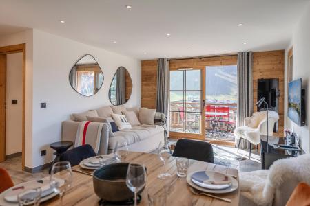 Urlaub in den Bergen 3-Zimmer-Appartment für 4 Personen (A1-5) - Chalet A1 Les Balcons des Bois Venants - Morzine - Wohnzimmer