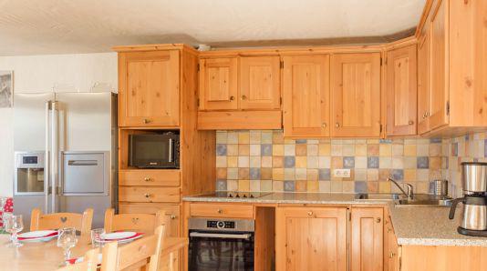 Holiday in mountain resort 5 room duplex apartment 10 people (5) - Chalet Acacia - Saint Martin de Belleville - Kitchen