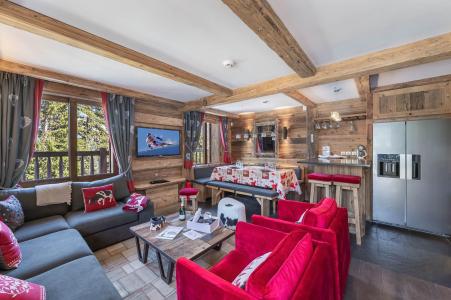 Каникулы в горах Шале 4 комнат 8 чел. - Chalet Ajacour - Courchevel - Салон