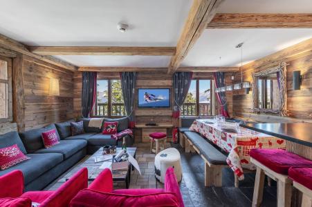 Vakantie in de bergen Chalet 4 kamers 8 personen - Chalet Ajacour - Courchevel - Woonkamer